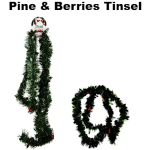Christmas Tinsel - Pine & Berries